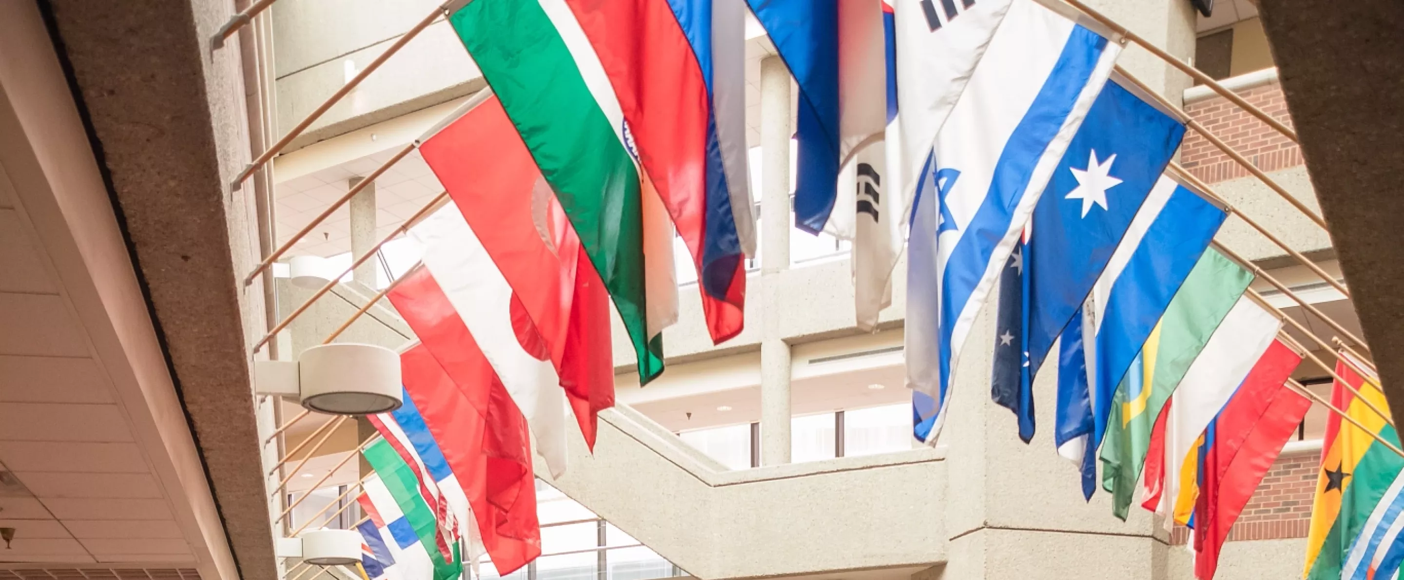 Interior shot of the College of Business