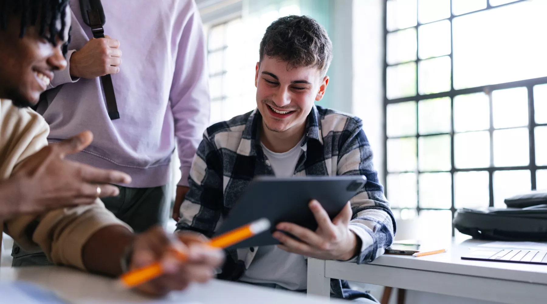 Sales student practicing for competition