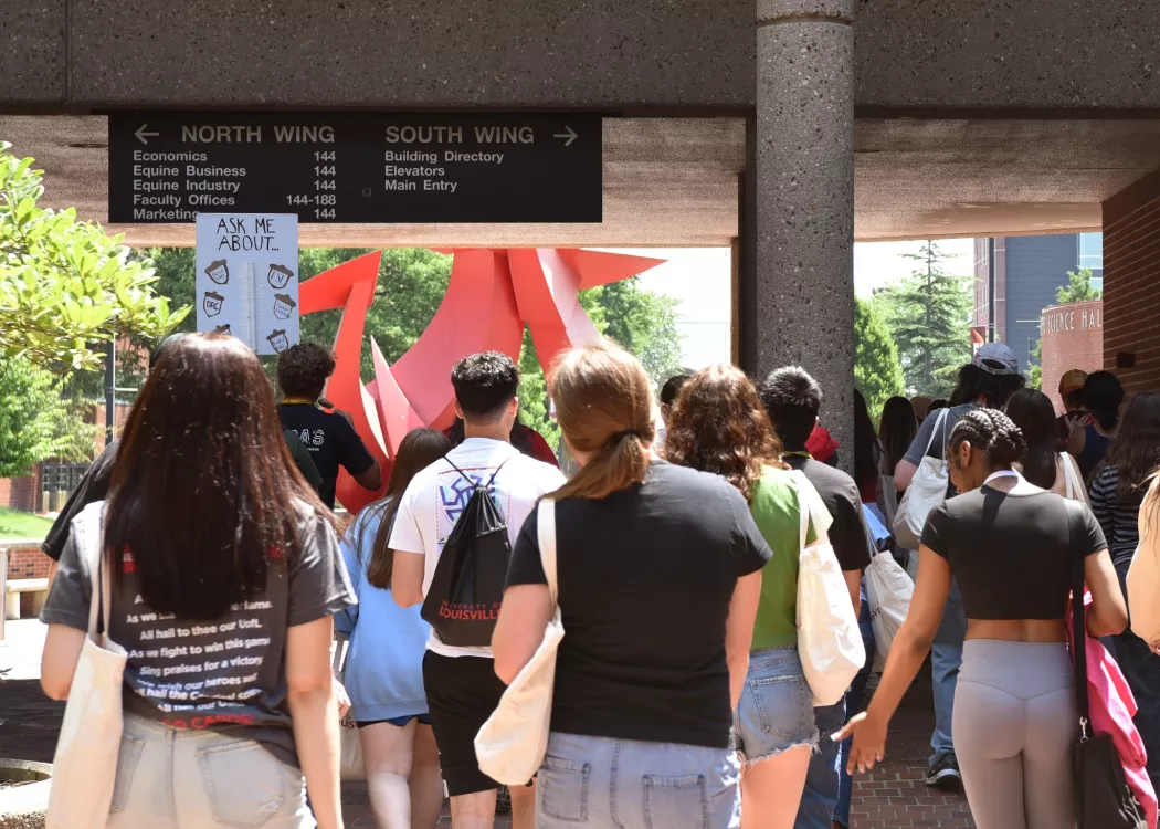College of Business incoming freshman Student orientation